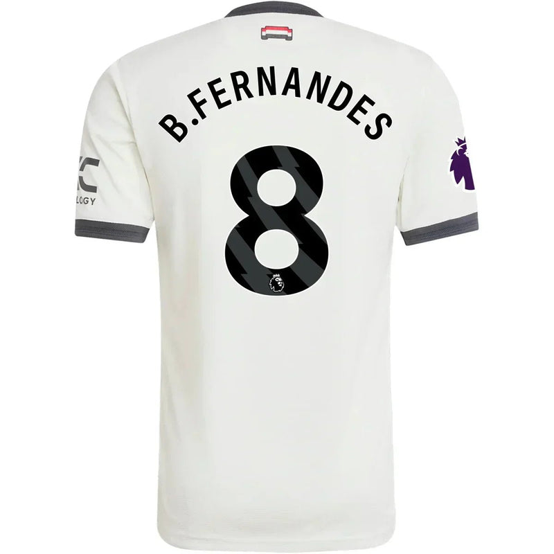 Camiseta Bruno Fernandes Manchester United 24/25 III (Third) - Hombre Versión del Jugador - Deportiva Passion Equador