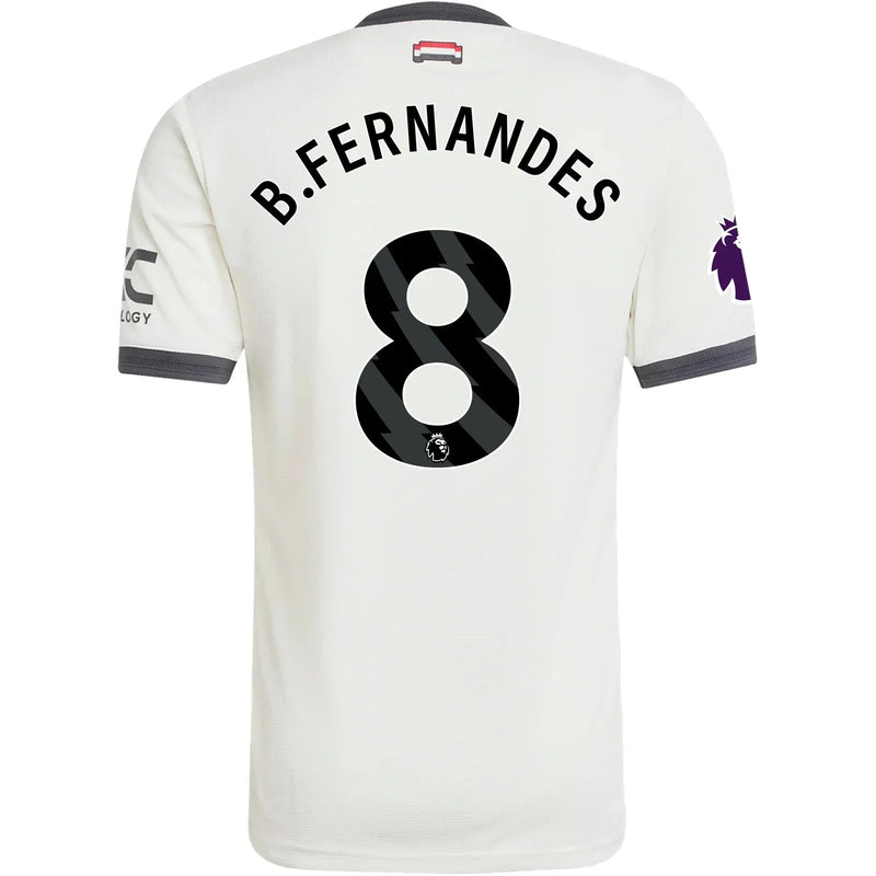 Camiseta Bruno Fernandes Manchester United 24/25 III (Third) - Hombre Versión del Jugador - Deportiva Passion Equador