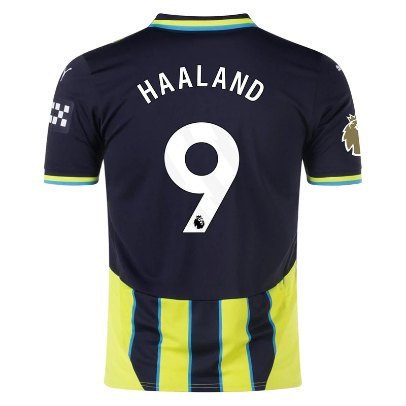 Camiseta Erling Haaland Manchester City 24/25 II (Away) - Hombre - Deportiva Passion Equador