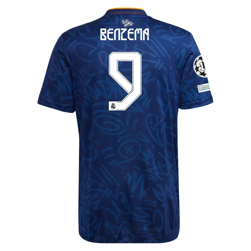 Camiseta Karim Benzema Real Madrid 21/22 Versión del Jugador II (Away) - Hombre - Deportiva Passion Equador