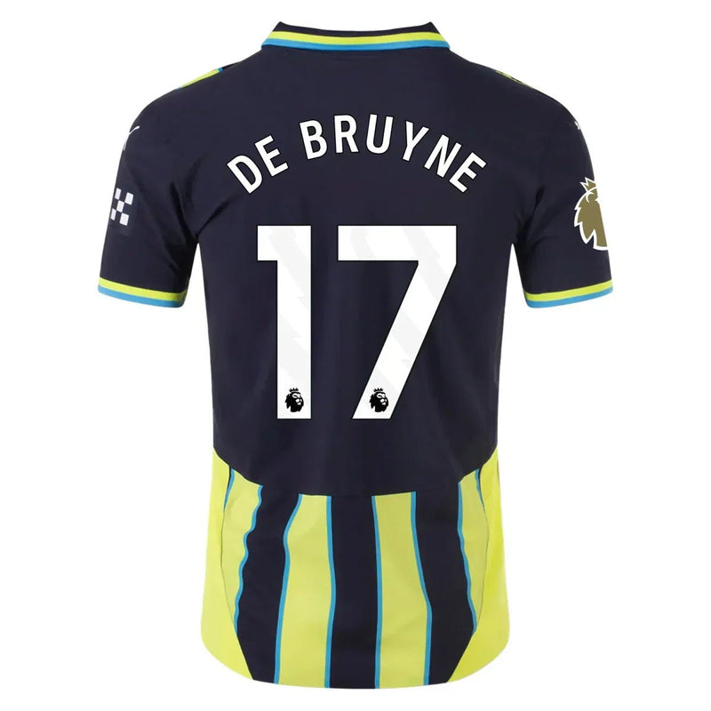 Camiseta Kevin De Bruyne Manchester City 24/25 II (Away) - Hombre Versión del Jugador - Deportiva Passion Equador