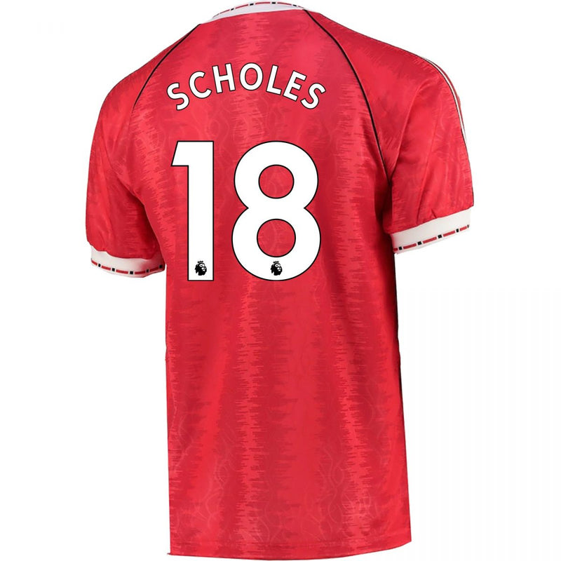 Camiseta Paul Scholes Manchester United 1990 - Hombre