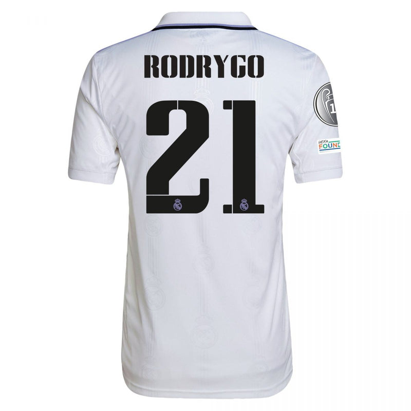 Camiseta Rodrygo Real Madrid 22/23 Champions League I (Home) - Hombre