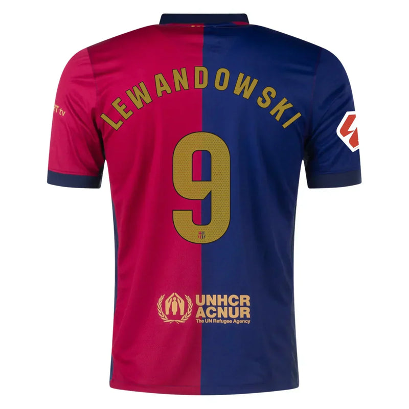 Camiseta Robert Lewandowski Barcelona 24/25 I (Home) - Hombre