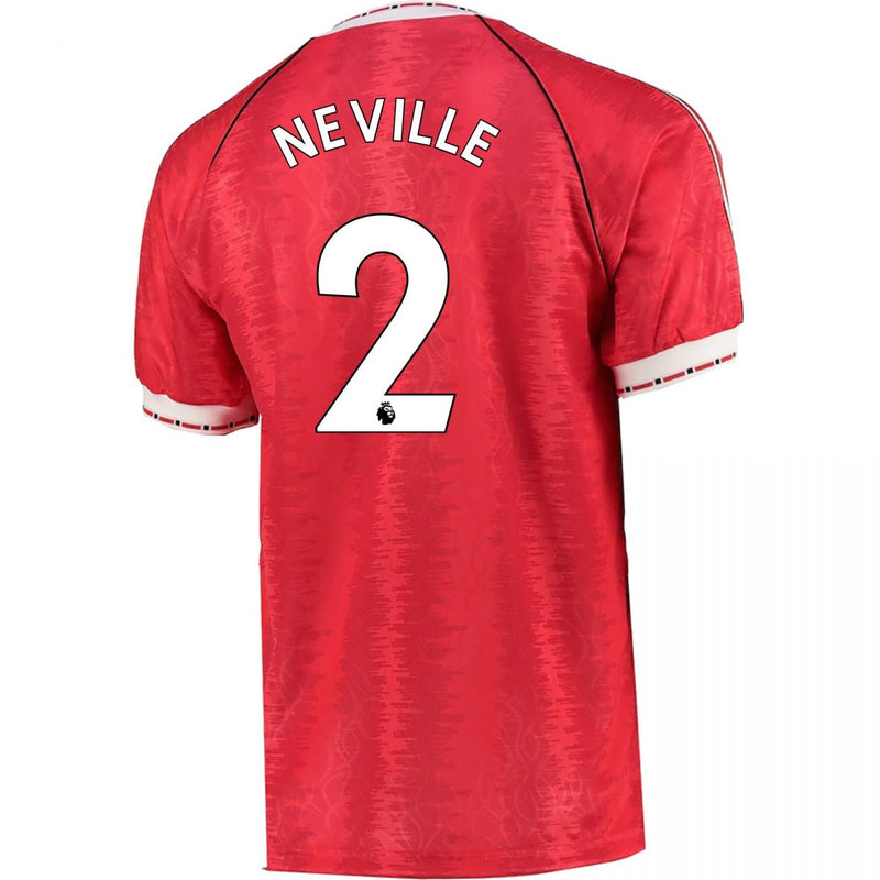 Camiseta Gary Neville Manchester United 1990 - Hombre