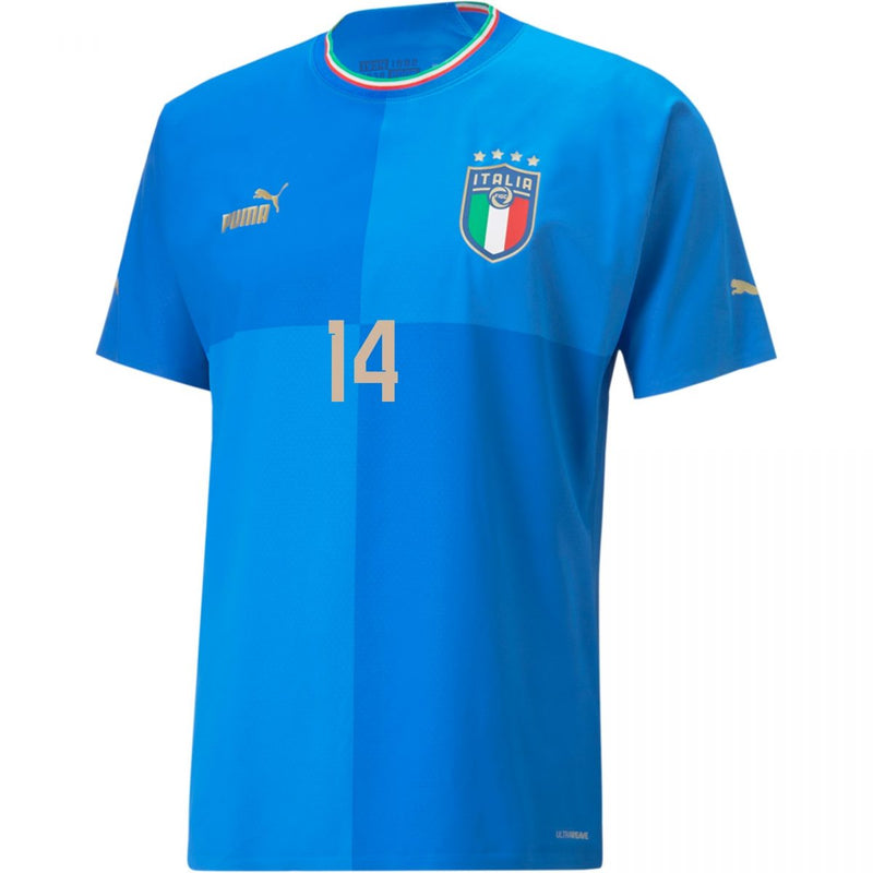 Camiseta Federico Chiesa Italia 22/23 Versión del Jugador I (Home) - Hombre