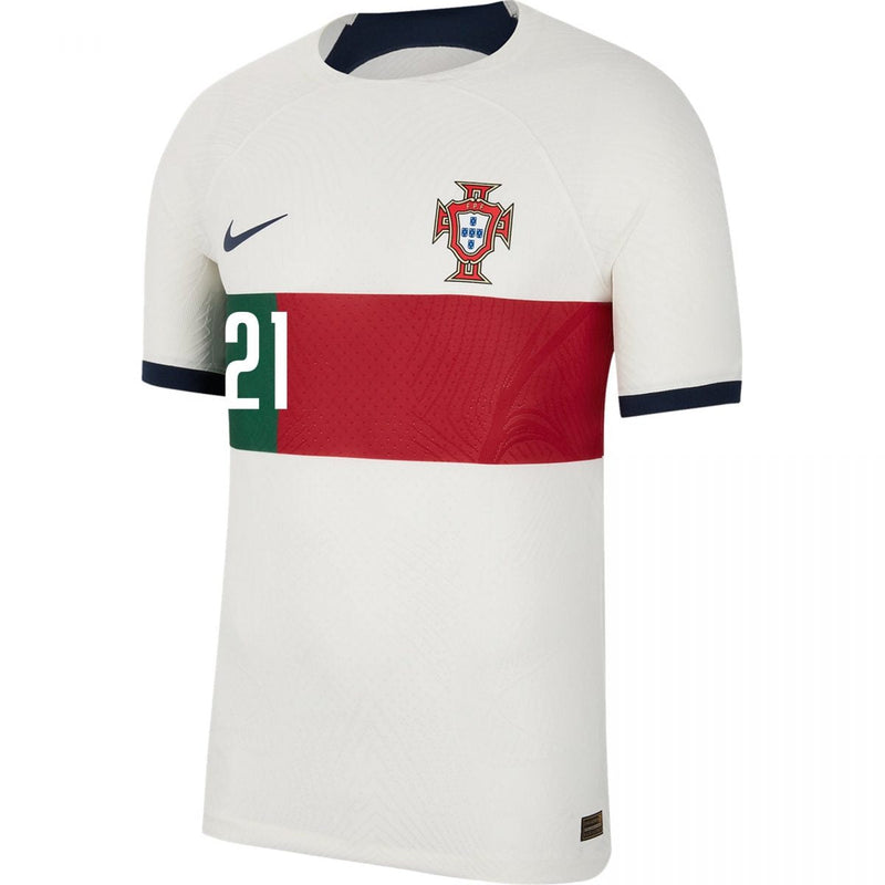 Camiseta Diogo Jota Portugal 22/23 Versión del Jugador II (Away) - Hombre