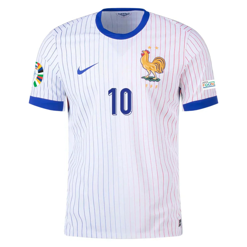 Camiseta Kylian Mbappé Francia 24/25 Versión del Jugador II (Away) - Hombre