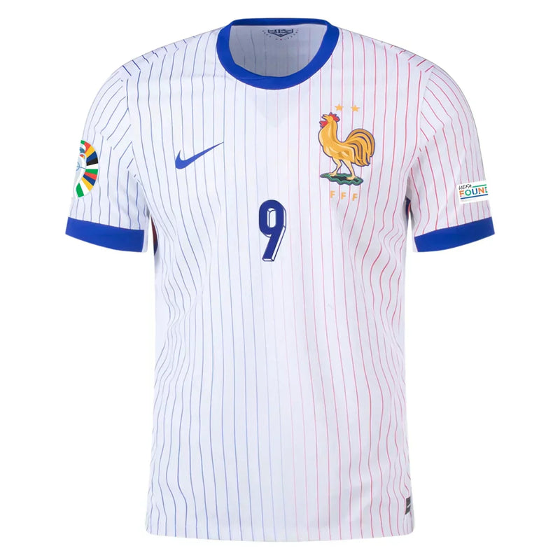 Camiseta Olivier Giroud Francia 24/25 Versión del Jugador II (Away) - Hombre