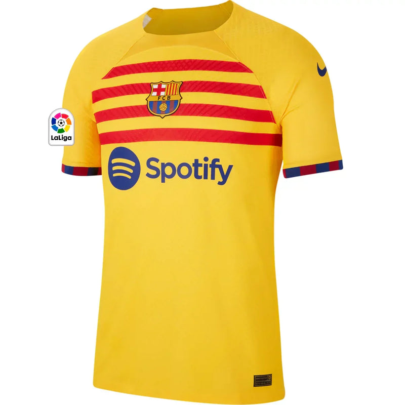 Camiseta Ousmane Dembélé Barcelona 22/23 Versión del Jugador Senyera IV (Fourth) - Hombre