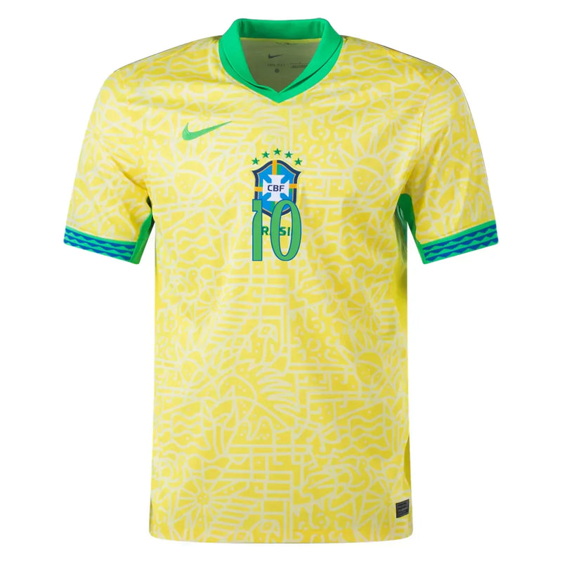 Camiseta Neymar Brasil 24/25 Versión del Jugador I (Home) - Hombre