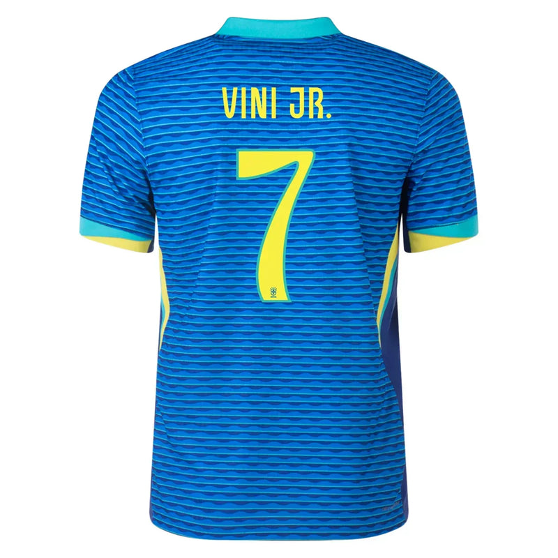 Camiseta Vinicius Jr. Brasil 24/25 Versión del Jugador II (Away) - Hombre