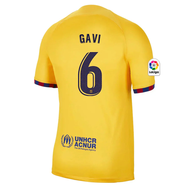 Camiseta Gavi Barcelona 22/23 Senyera IV (Fourth) - Hombre