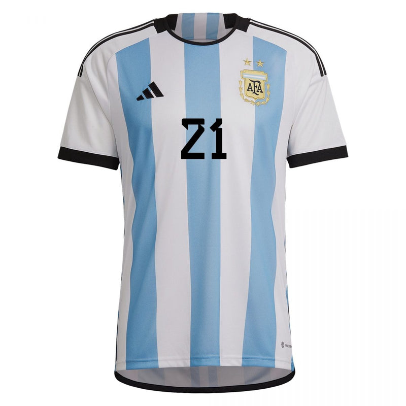 Camiseta Paulo Dybala Argentina 22/23 I (Home) - Hombre