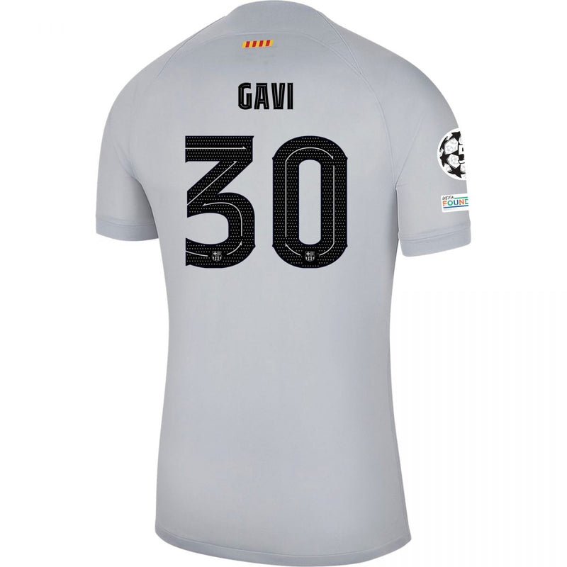 Camiseta Gavi Barcelona 22/23 Versión del Jugador III (Third) - Hombre