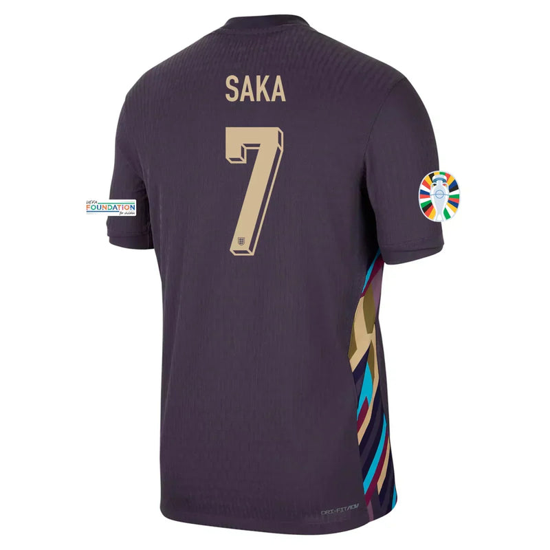 Camiseta Bukayo Saka Inglaterra 24/25 Versión del Jugador II (Away) - Hombre