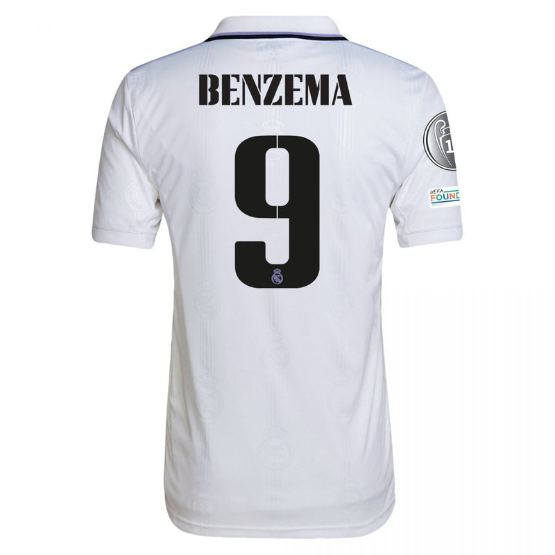 Camiseta Karim Benzema Real Madrid 22/23 Champions League I (Home) - Hombre