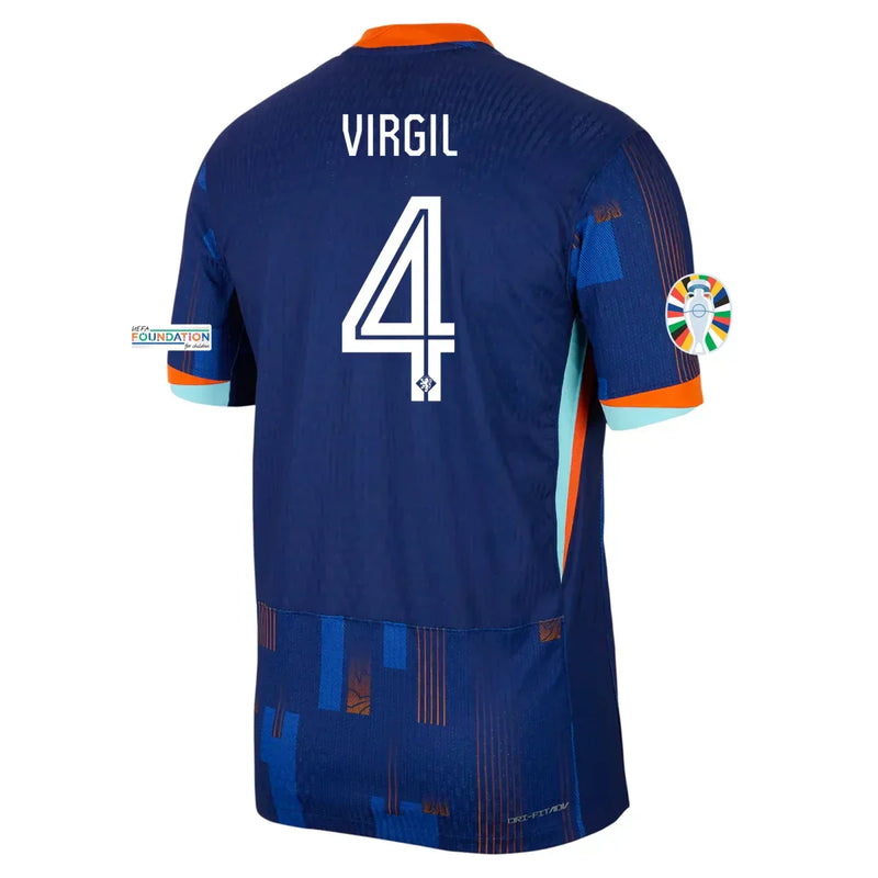 Camiseta Virgil van Dijk Países Bajos 24/25 II (Away) - Hombre