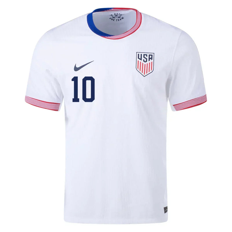 Camiseta Christian Pulisic Estados Unidos 24/25 Versión del Jugador I (Home) - Hombre