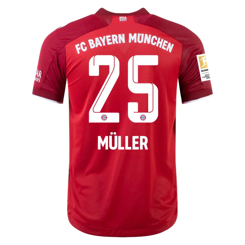 Camiseta Thomas Müller Bayern Múnich 21/22 Versión del Jugador I (Home) - Hombre