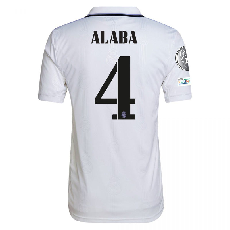 Camiseta David Alaba Real Madrid 22/23 Champions League I (Home) - Hombre