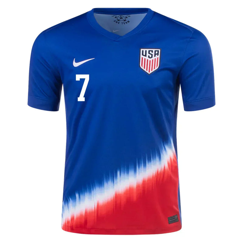 Camiseta Giovanni Reyna Estados Unidos 24/25 II (Away) - Hombre