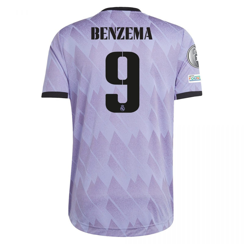 Camiseta Karim Benzema Real Madrid 22/23 Versión del Jugador Champions League II (Away) - Hombre