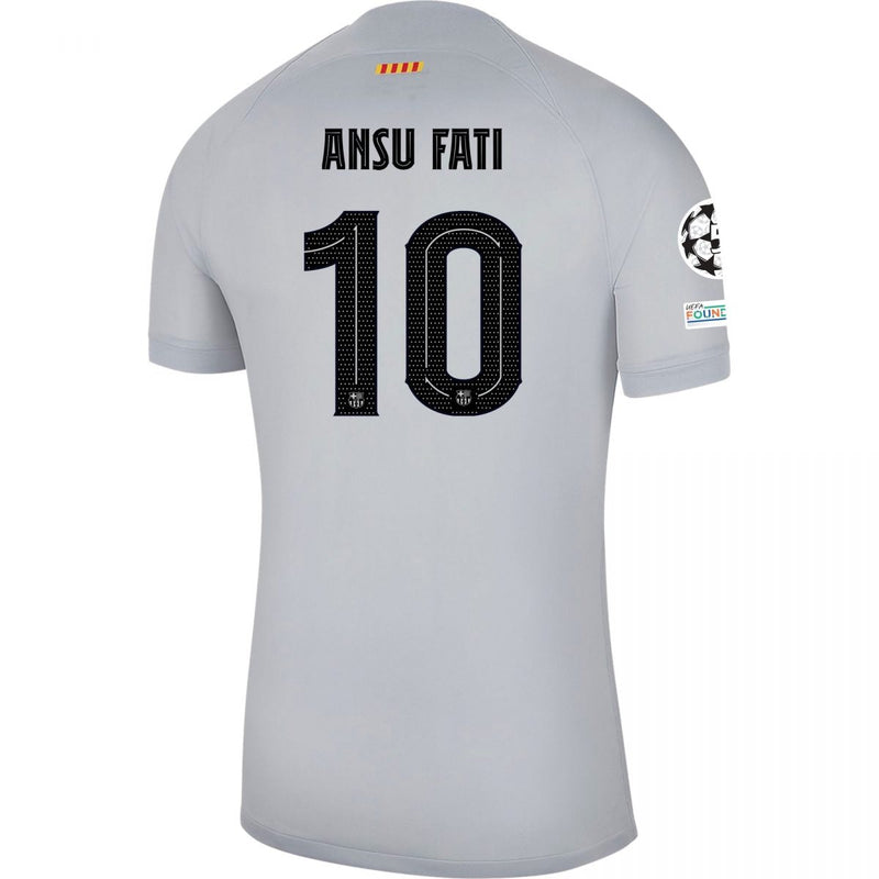 Camiseta Ansu Fati Barcelona 22/23 Versión del Jugador III (Third) - Hombre