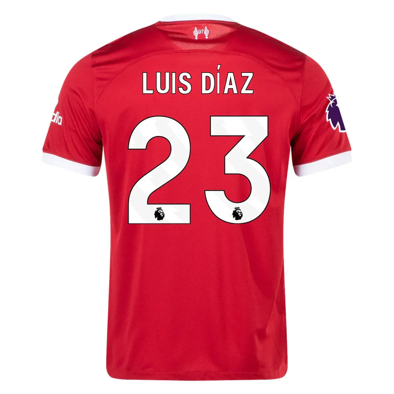 Camiseta Luis Díaz Liverpool 23/24 I (Home) - Hombre