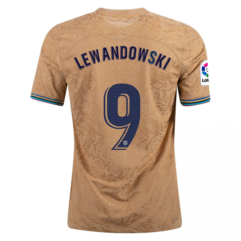 Camiseta Robert Lewandowski Barcelona 22/23 Versión del Jugador II (Away) - Hombre