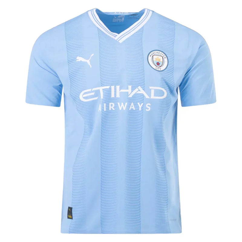 Camiseta Erling Haaland Manchester City 23/24 Versión del Jugador I (Home) - Hombre