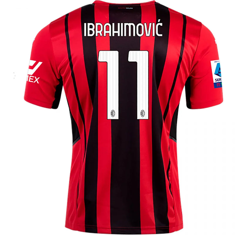 Camiseta Zlatan Ibrahimović AC Milan 21/22 I (Home) - Hombre