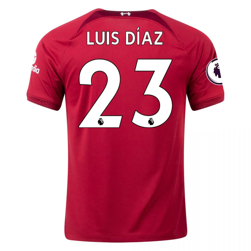 Camiseta Luis Díaz Liverpool 22/23 I (Home) - Hombre