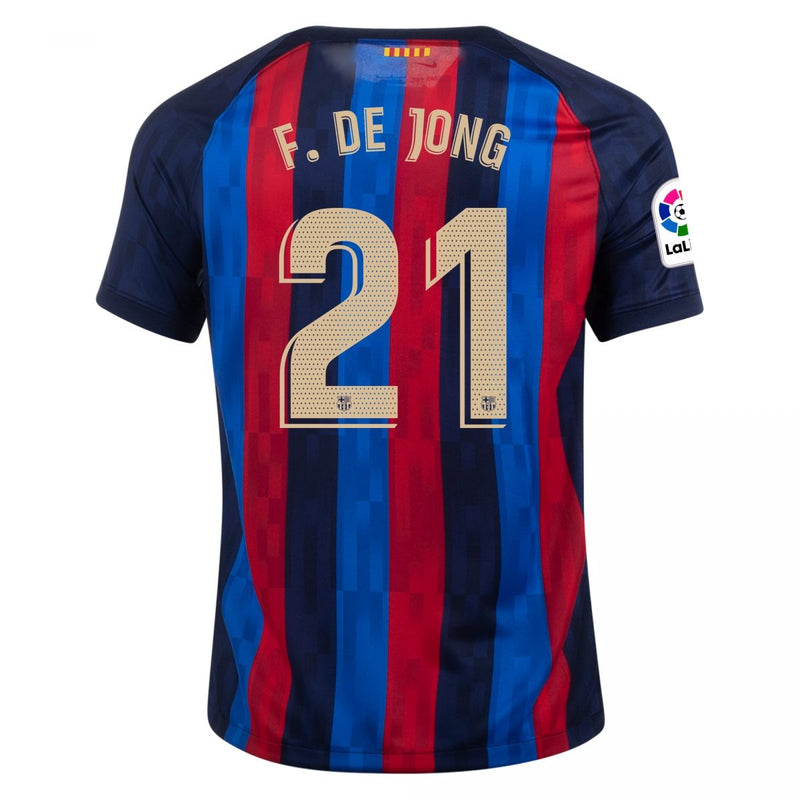 Camiseta Frenkie de Jong Barcelona 22/23 I (Home) - Hombre