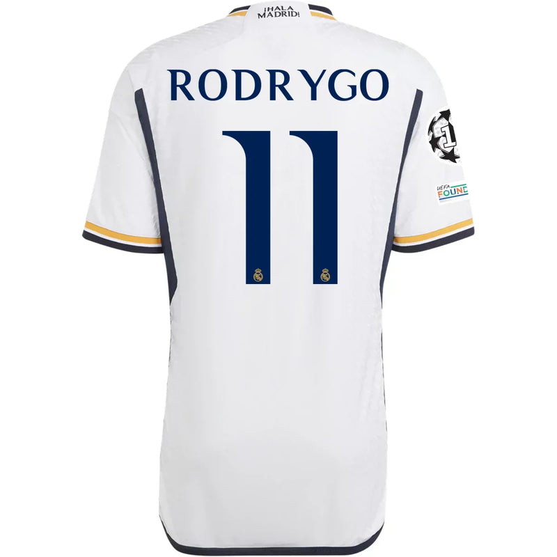 Camiseta Rodrygo Real Madrid 23/24 Versión del Jugador I (Home) - Hombre