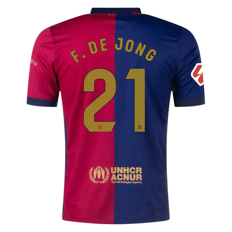 Camiseta Frenkie de Jong Barcelona 24/25 I (Home) - Hombre