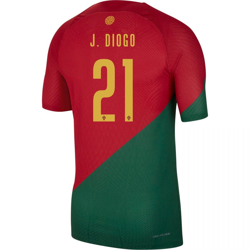 Camiseta Diogo Jota Portugal 22/23 Versión del Jugador I (Home) - Hombre