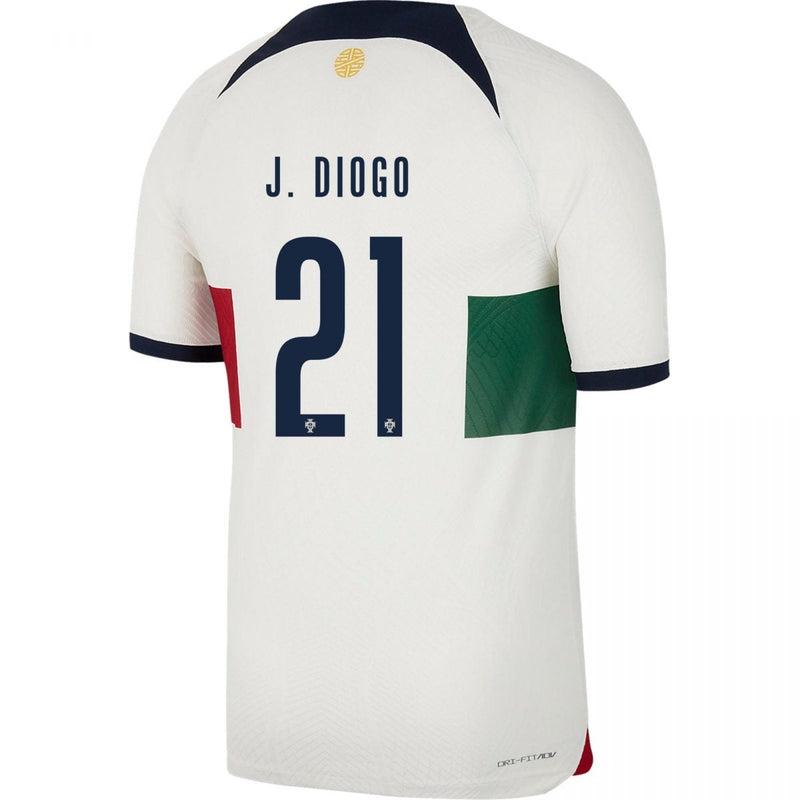 Camiseta Diogo Jota Portugal 22/23 Versión del Jugador II (Away) - Hombre