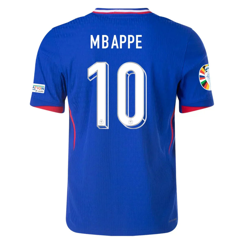 Camiseta Kylian Mbappé Francia 24/25 Versión del Jugador I (Home) - Hombre