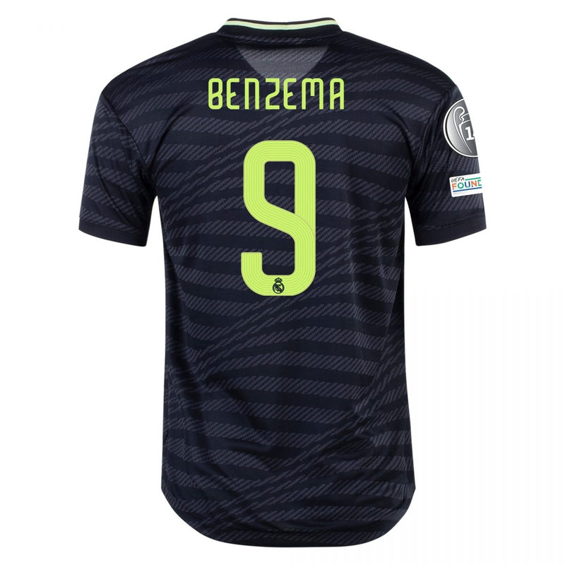 Camiseta Karim Benzema Real Madrid 22/23 Champions League Versión del Jugador III (Third) - Hombre