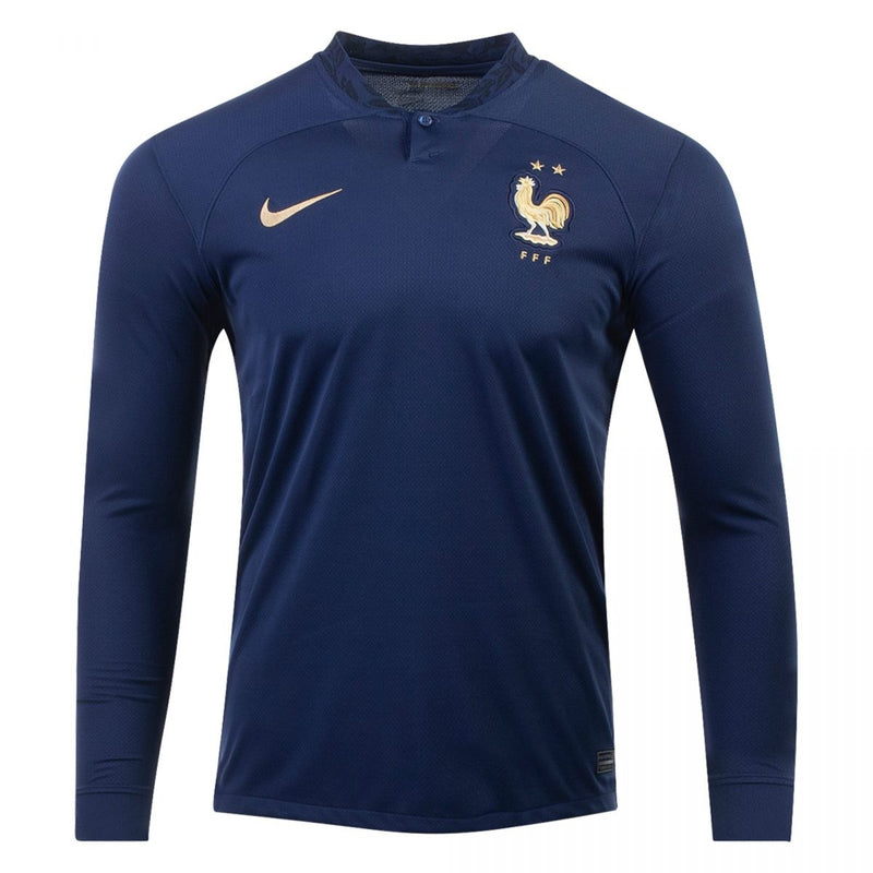 Camiseta Francia 22/23 Manga Larga I (Home) - Hombre