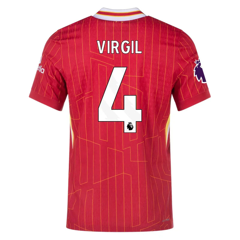 Camiseta Virgil van Dijk Liverpool 24/25 Versión del Jugador I (Home) - Hombre