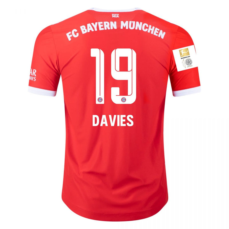 Camiseta Alphonso Davies Bayern Múnich 22/23 Versión del Jugador I (Home) - Hombre