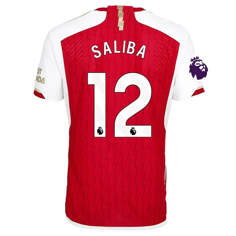 Camiseta William Saliba Arsenal 23/24 Versión del Jugador I (Home) - Hombre