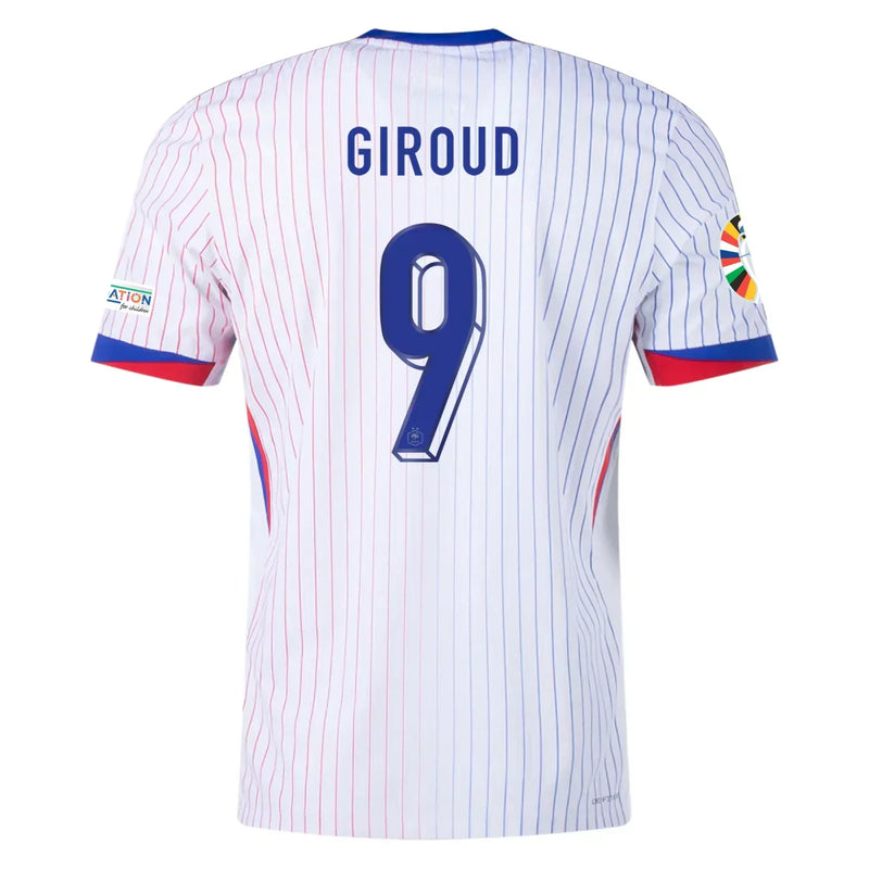 Camiseta Olivier Giroud Francia 24/25 Versión del Jugador II (Away) - Hombre