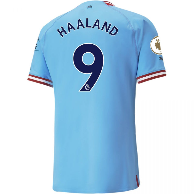 Camiseta Erling Haaland Manchester City 22/23 Versión del Jugador I (Home) - Hombre