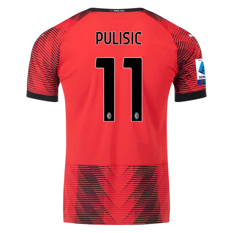 Camiseta Christian Pulisic AC Milan 23/24 Versión del Jugador I (Home) - Hombre