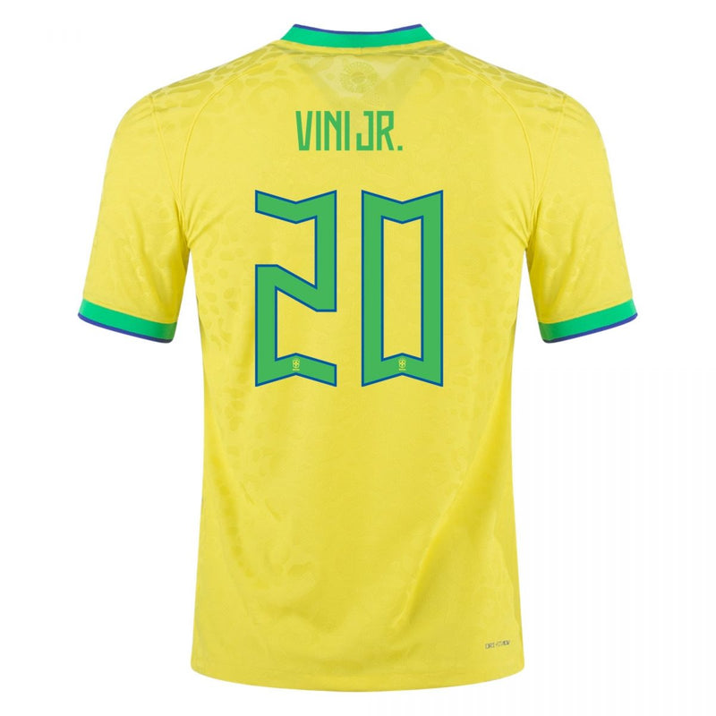 Camiseta Vinicius Jr. Brasil 22/23 Versión del Jugador I (Home) - Hombre