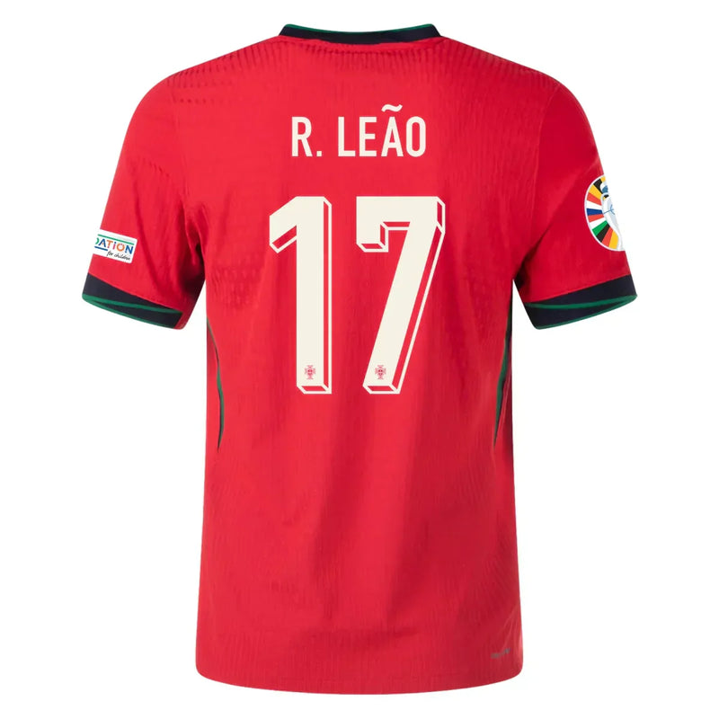 Camiseta Rafael Leão Portugal 24/25 Versión del Jugador I (Home) - Hombre