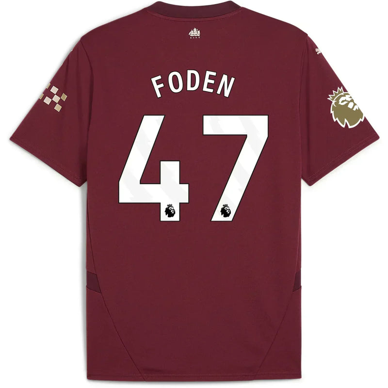 Camiseta Phil Foden Manchester City 24/25 III (Third) - Hombre